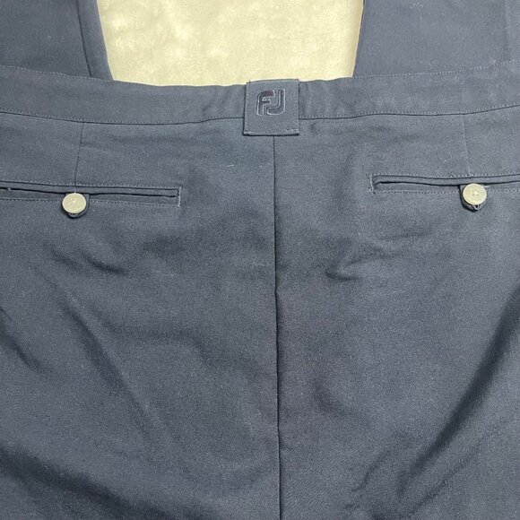 FootJoy Golf Pants Men's Size 42 X 32 Navy Straight Leg Pockets Business Casual - Picture 11 of 12